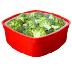 Hermetico Sistema 3.2L Rojo Vaporera de Verduras - Imagen 4
