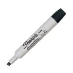 Caja de 12 Marcadores Permanentes Sharpie Tank Punta Biselada Negro - Imagen 3