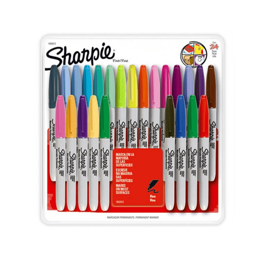 Sharpie Punta Fina Colores Surtidos X24