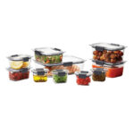 Set Hermeticos Rubbermaid Brilliance Tritan 20 Piezas - Imagen 4