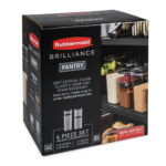 Set Hermeticos Rubbermaid Brilliance Pantry 4 Piezas - Imagen 2