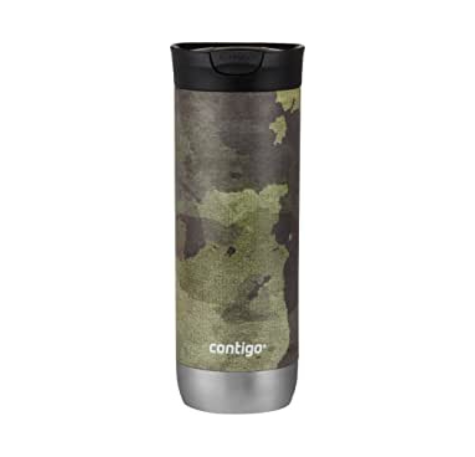 2098909.png Vaso Térmico de Acero Inoxidable Contigo Huron Snapseal Couture Camuflaje 591ml - Imagen 1