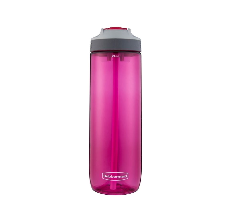BOTELLA DE TRITAN RUBBERMAID - LEAK PROOF - ROSADO 710ml