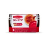 SET HERMETICOS TAKEALONGS 4 PIEZAS 284ML REDONDO