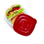 SET HERMETICOS TAKEALONGS 2 PIEZAS 669ML CUADRADO - Imagen 3