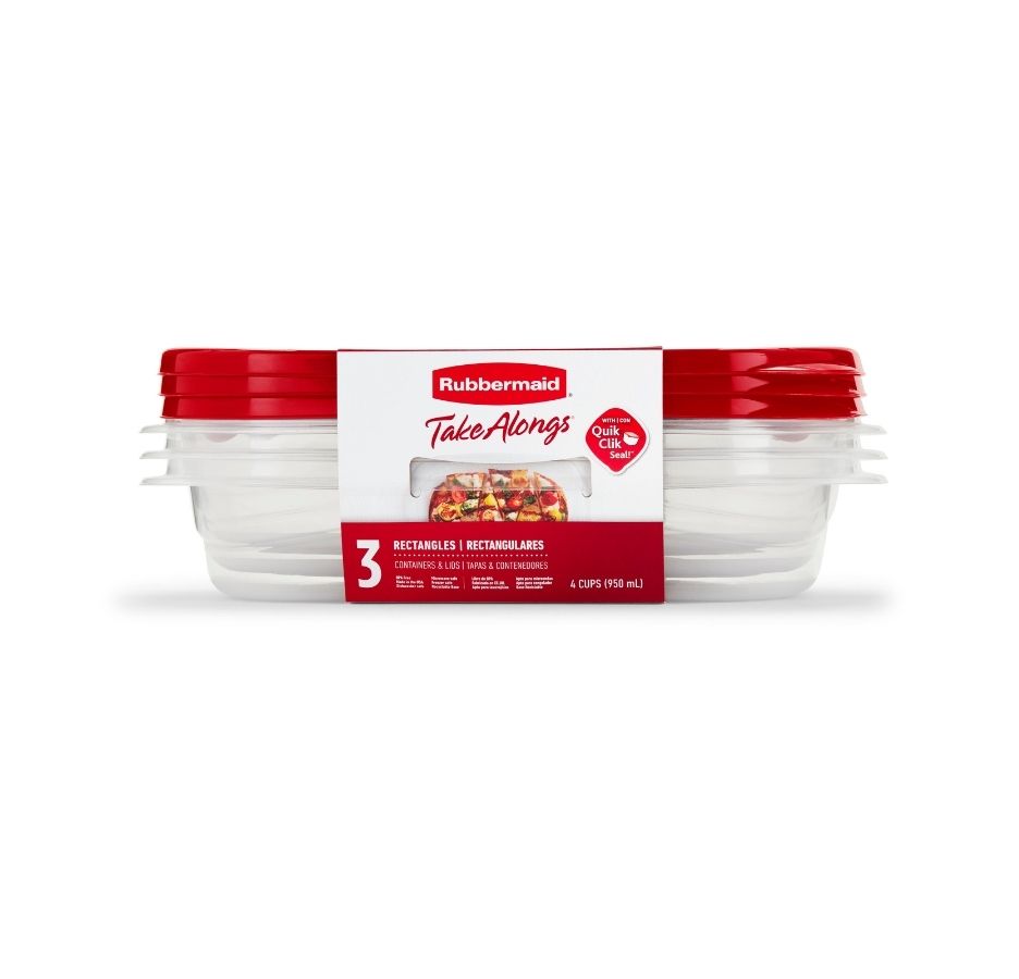 SET HERMETICOS TAKELONGS 3 PIEZAS 950ML RECTANGULAR