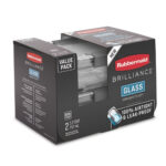 Set 2 Hermeticos Rubbermaid Brilliance Vidrio 757ml - Imagen 2