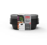 Set Hermeticos Rubbermaid TakeAlongs Meal Prep 1112mL 4 piezas
