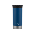 VASO TÉRMICO DE ACERO CON TAPA CONTIGO- HURON AZUL - 473 ML