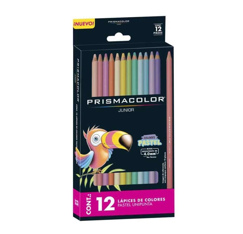 Prismacolor Junior 12Ct Lápices de Colores Pastel