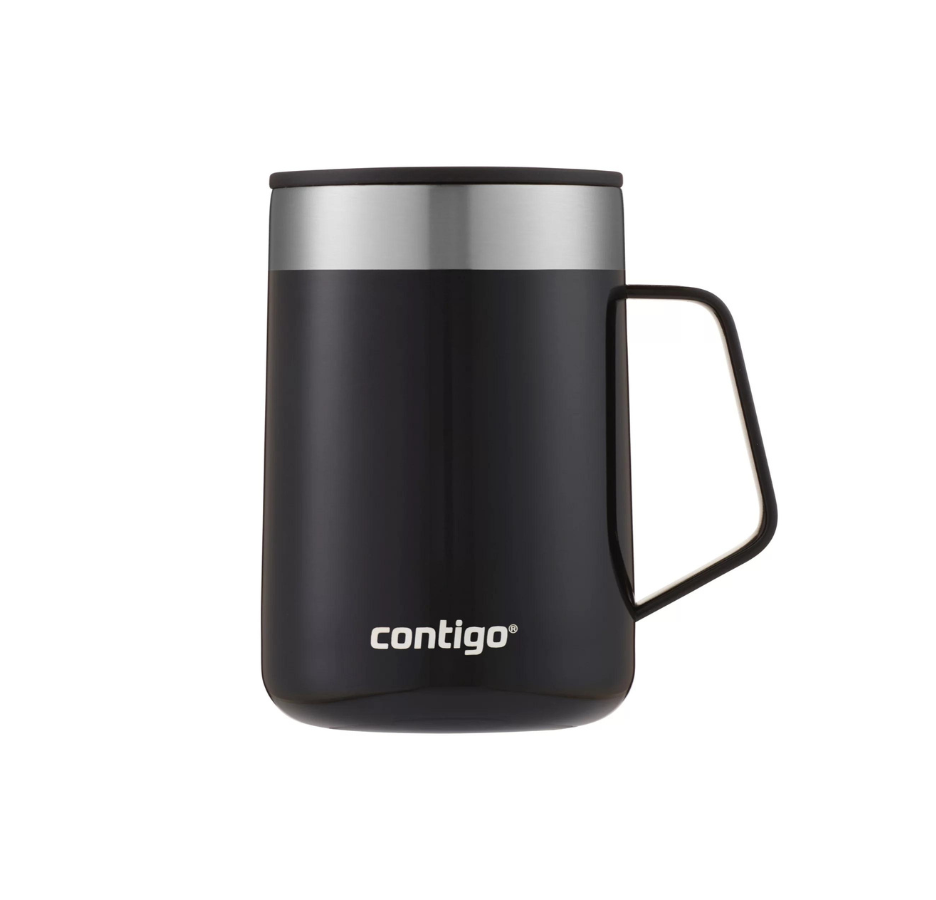 Taza Térmica de Acero Inoxidable Contigo - Streeterville Negro 414ml