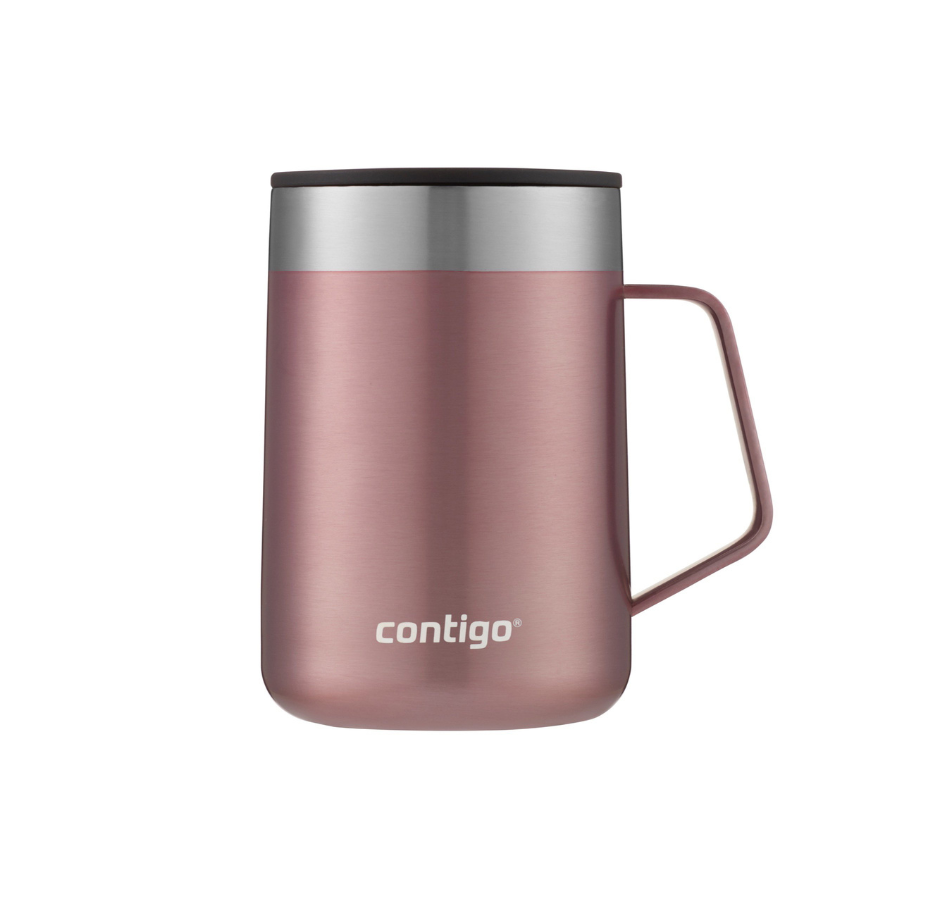 Taza Térmica de Acero Inoxidable Contigo - Streeterville Rosado 414ml