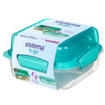 Hermetico Sistema 1.24L Lunch Stack To Go Square - Imagen 2