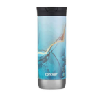 Vaso Térmico de Acero Inoxidable Contigo Huron Snapseal Couture Flores 591ml
