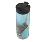 Vaso Térmico de Acero Inoxidable Contigo Huron Snapseal Couture Flores 591ml - Imagen 2