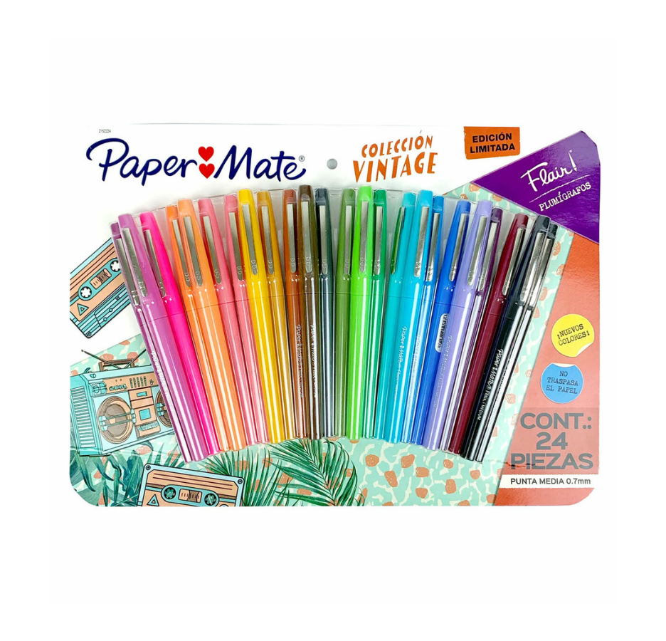Paper Mate Rotulador Flair Pta Media Vintage 24