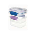 Set Hermeticos Sistema 400mL Rectangular 2 Pack