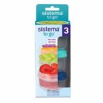 Set Hermeticos Sistema 130ml Mini Bites To Go 3 Pack - Imagen 4