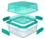 Hermetico Sistema 1.24L Lunch Stack To Go Square - Imagen 3