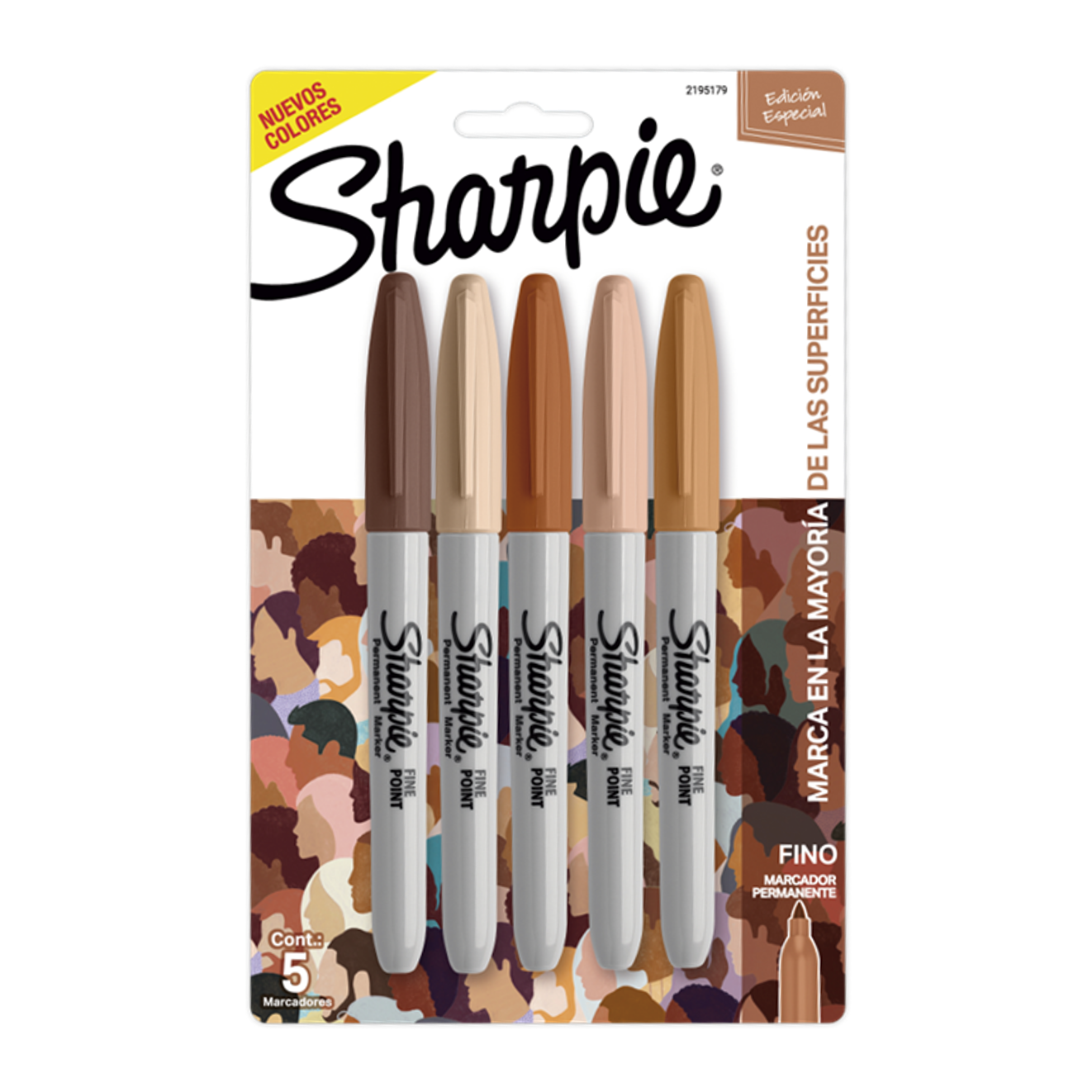 Sharpie Punta Fina Portraits X5