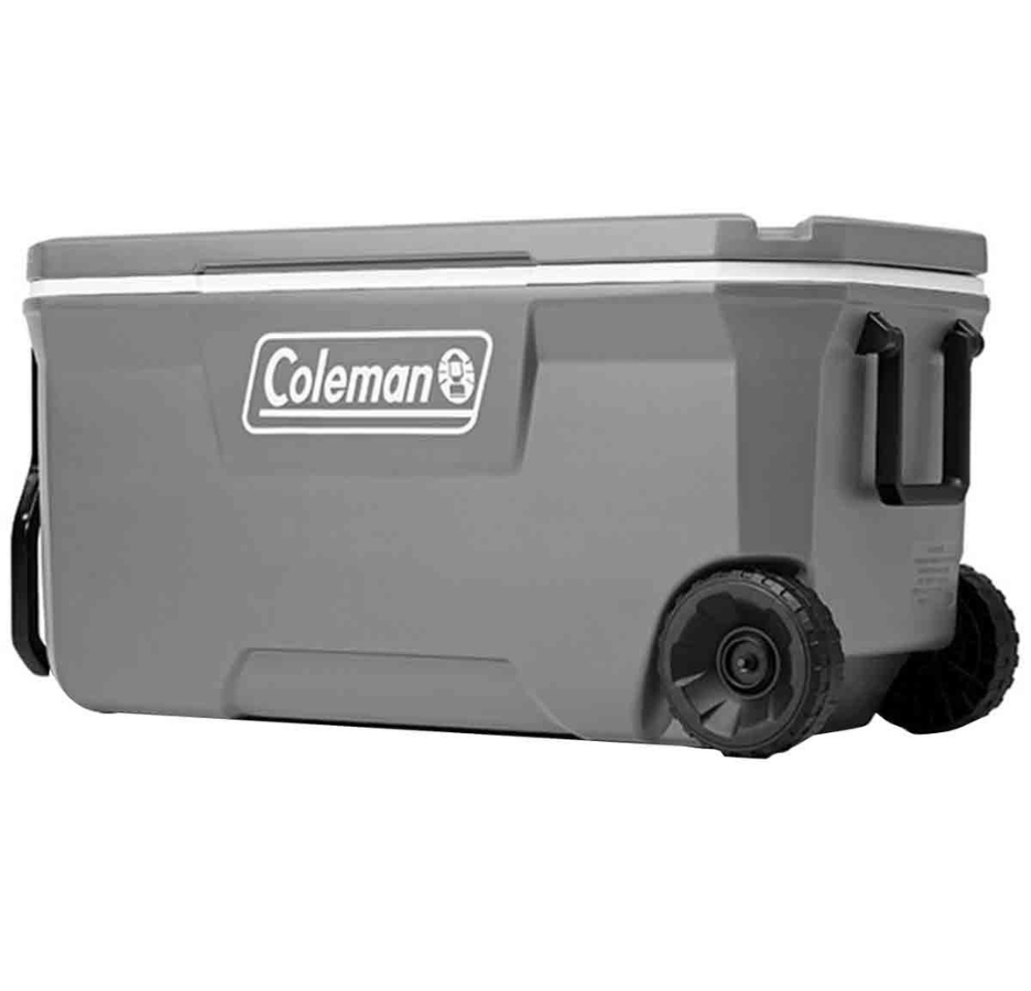 Cooler Coleman S316 con ruedas Gris de 100QT