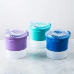 Hermetico Sistema 965ml Lunch Stack To Go Redondo Azul/Morado/Verde Jade - Imagen 4