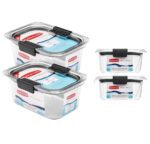 Set De 4 Tapers Herméticos Rubbermaid Brilliance
