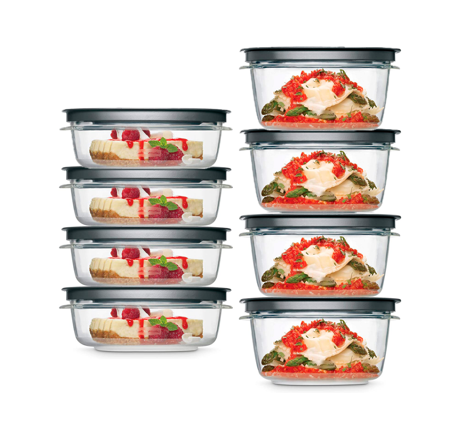 Set De 8 Herméticos Rubbermaid Premier