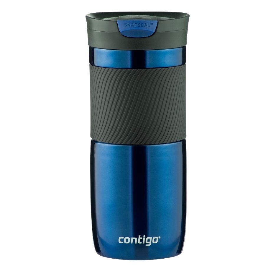 Vaso Térmico de Acero Contigo Byron Azul Metalico 591ml