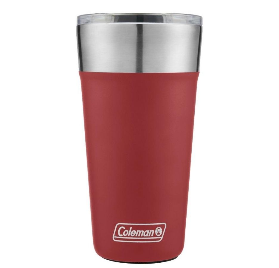 Diseno-sin-titulo-3-2.jpg VASO DE ACERO INOXIDABLE COLEMAN-BREW-ROJO 600ml - Imagen 1