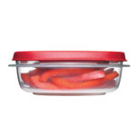 HERMETICO EASY FIND LIDS TAPA ROJA VENT 710ML CUADRADO - Imagen 2