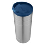 VASO DE ACERO INOXIDABLE RUBBERMAID - FLIP LID 473 ML-TAPA AZUL - Imagen 2