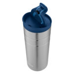VASO DE ACERO INOXIDABLE RUBBERMAID - FLIP LID 473 ML-TAPA AZUL - Imagen 3
