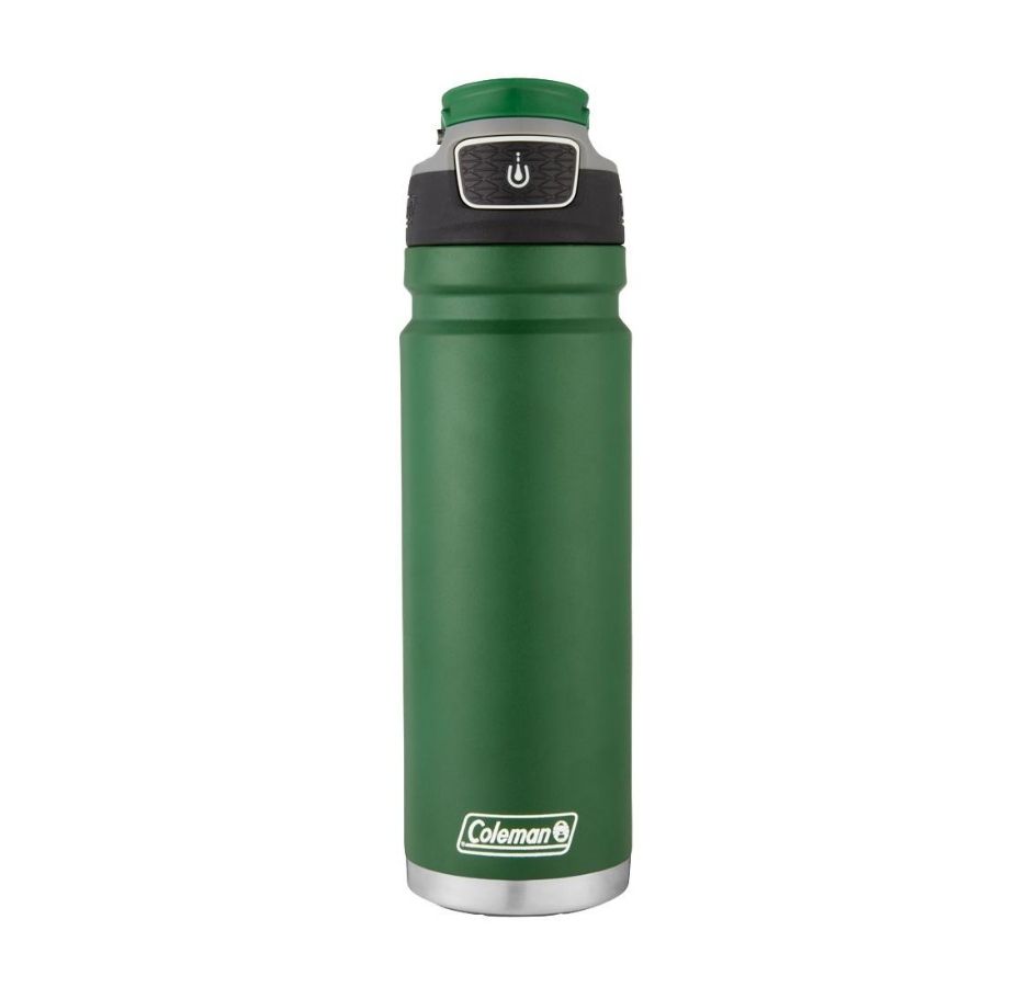BOTELLA DE ACERO INOXIDABLE COLEMAN-FREEFLOW DE 700 ML-VERDE